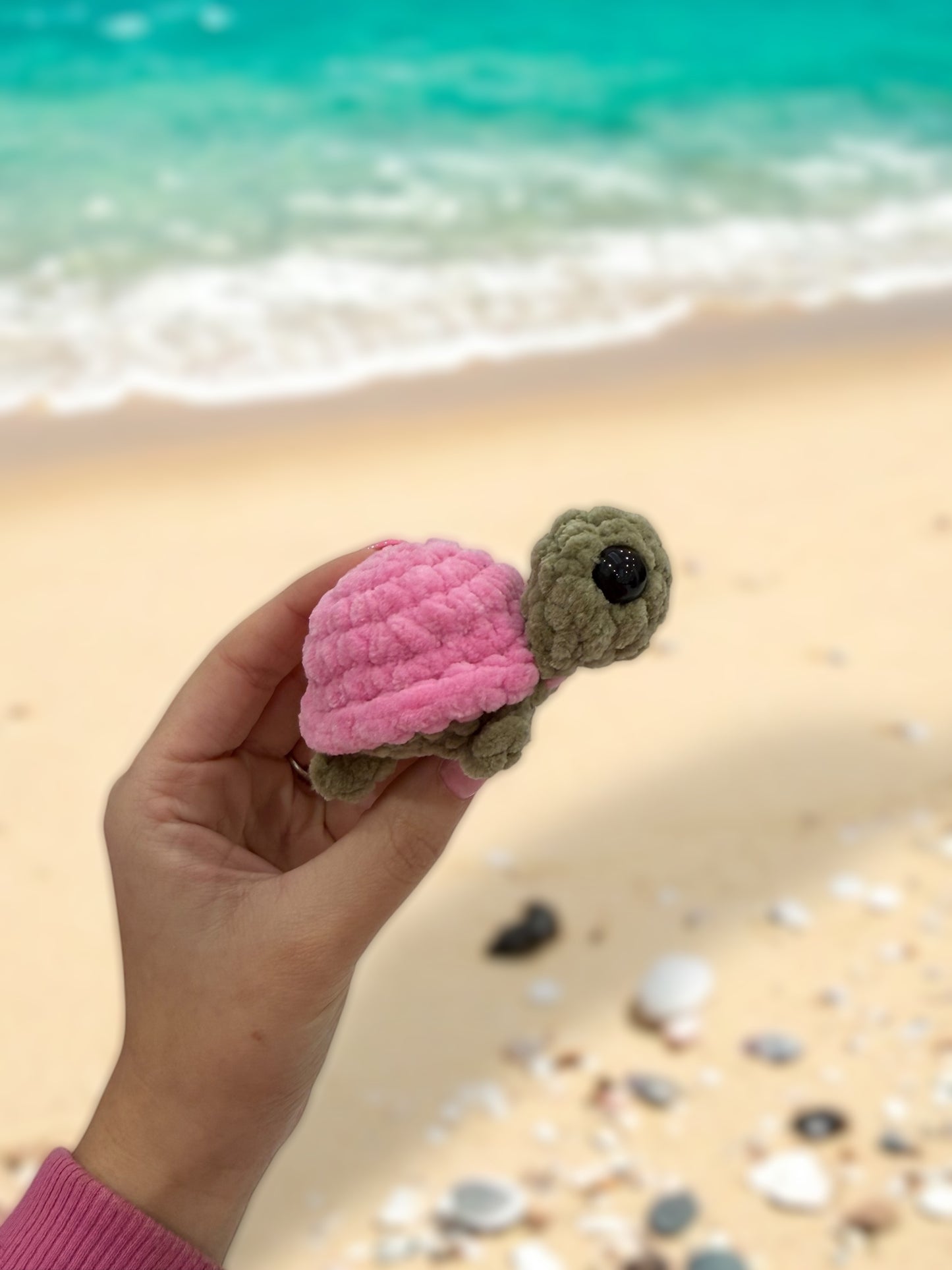 Mini pink turtle