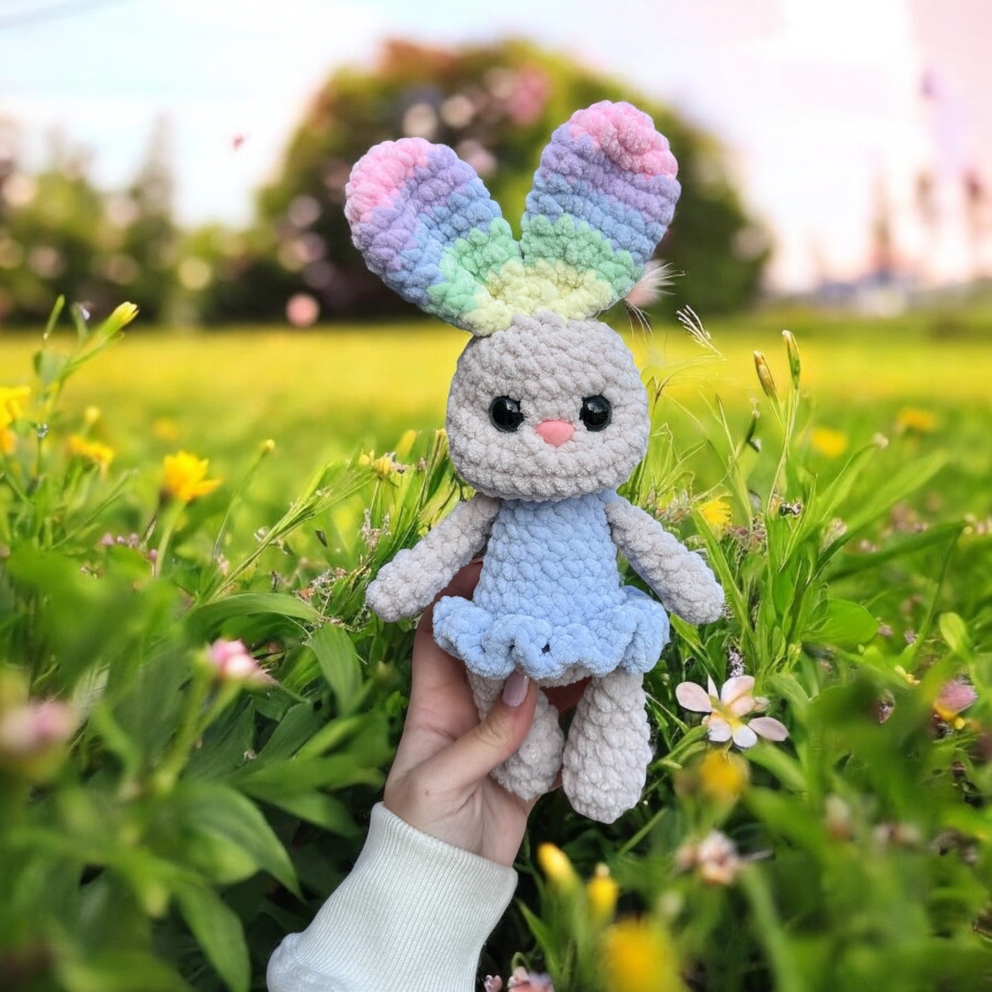 Rainbow Bunny - Cloud