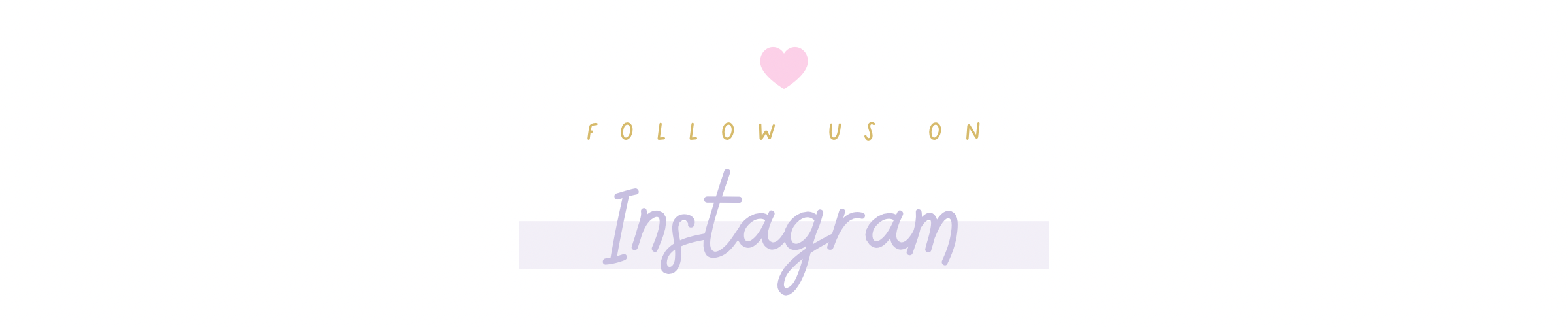 Follow us on Instagram