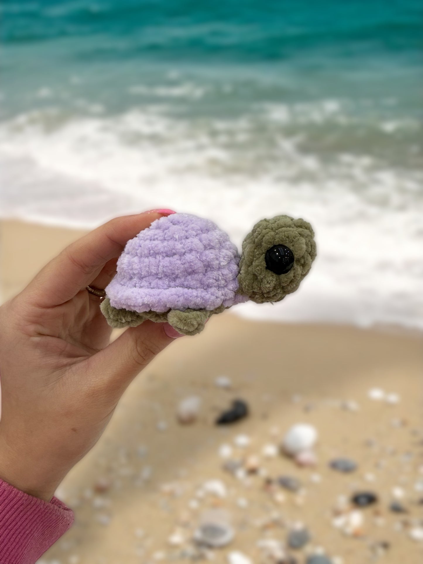Mini purple turtle