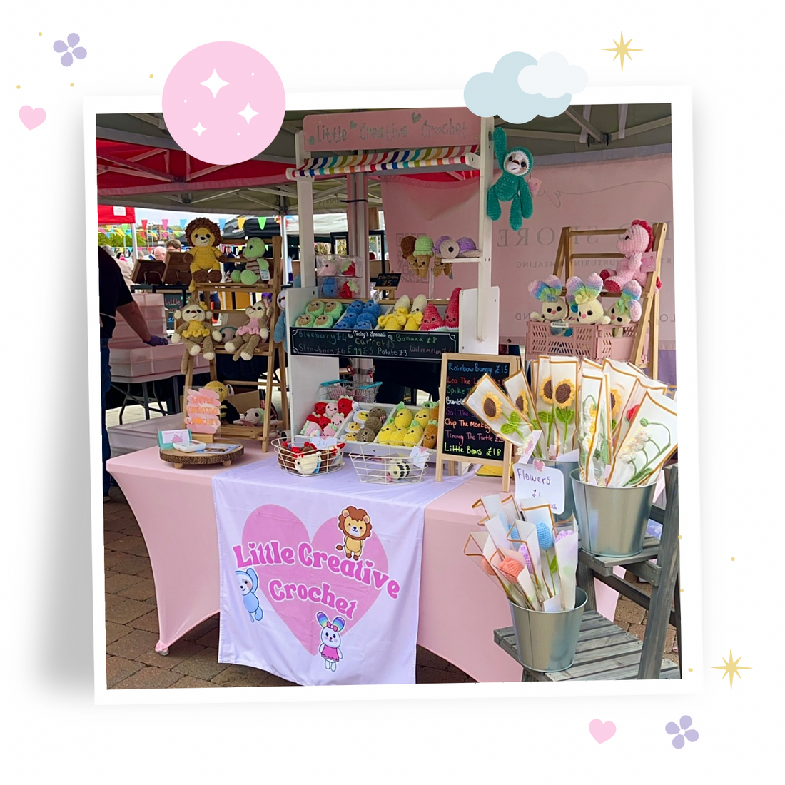 Crochet Market stall