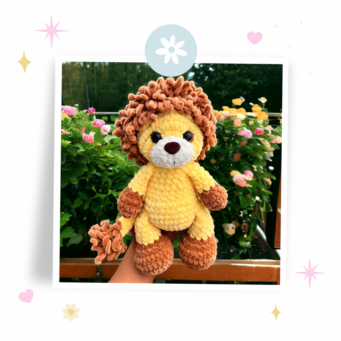 Leo the lion crochet
